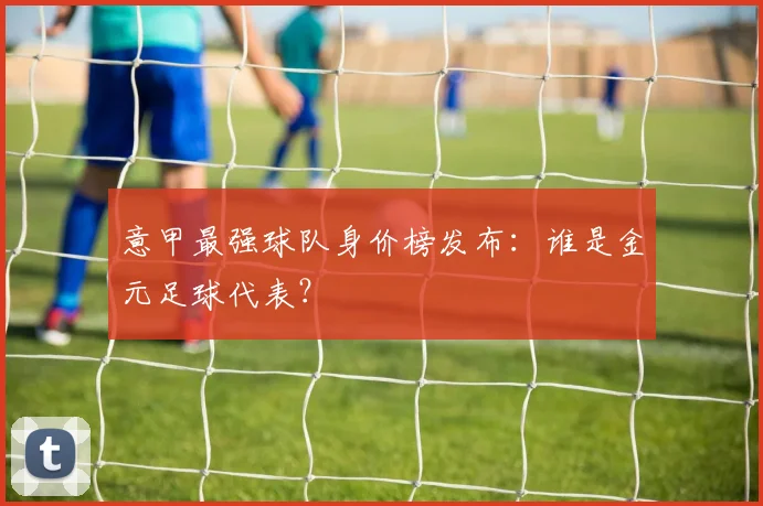 意甲最强球队身价榜发布：谁是金元足球代表？